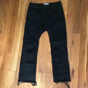 Everlane Kick Crop Jeans Black